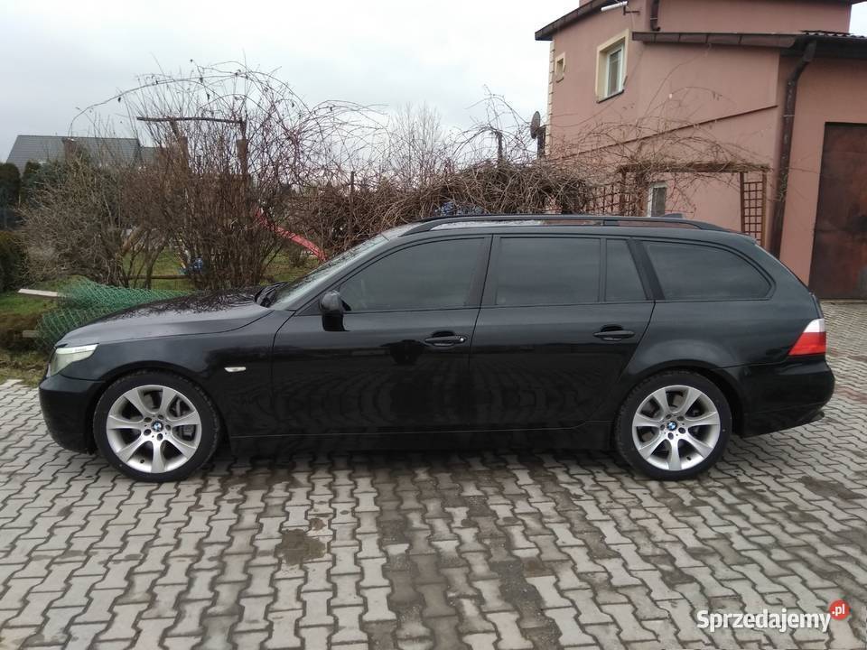 BMW 535d E61 BiTurbo 272 252000 2005 czarny świętokrzyskie Kielce