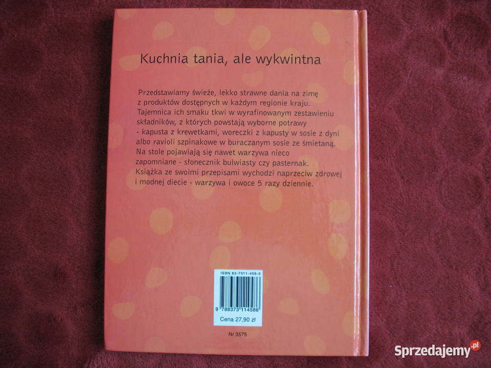Przepyszne warzywa Kornelia Adam książka polska sprzedam