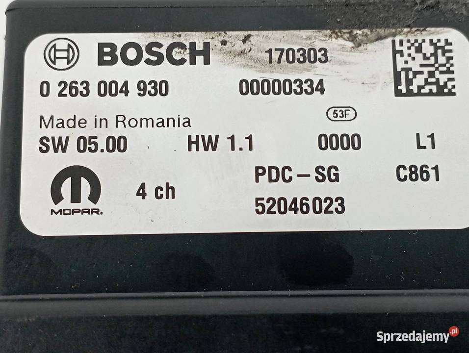 MODUŁ PDC PARKOWANIA 52046023 0263004930 Fiat sprzedam