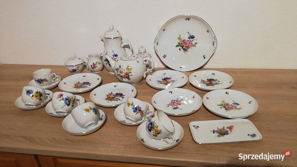 Duzy zestaw kawa herbata porcelana funstenberg Ropa