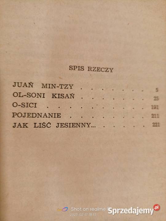 Soni kisoń Sieroszewskiego książki piękne Proza i poezja Warszawa