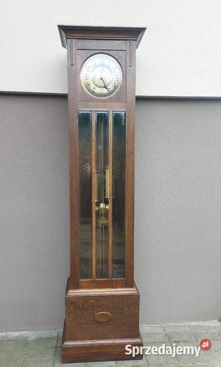 132 Stary zegar podłogowy chłop stojący sprawny Tczew