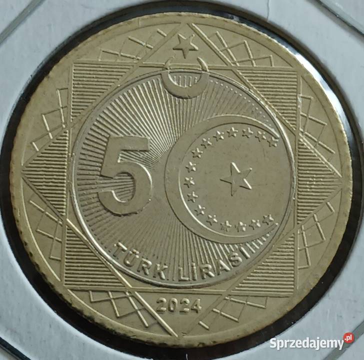 5 Lira Turcja 2024 r 100 rocznica Republiki Konin