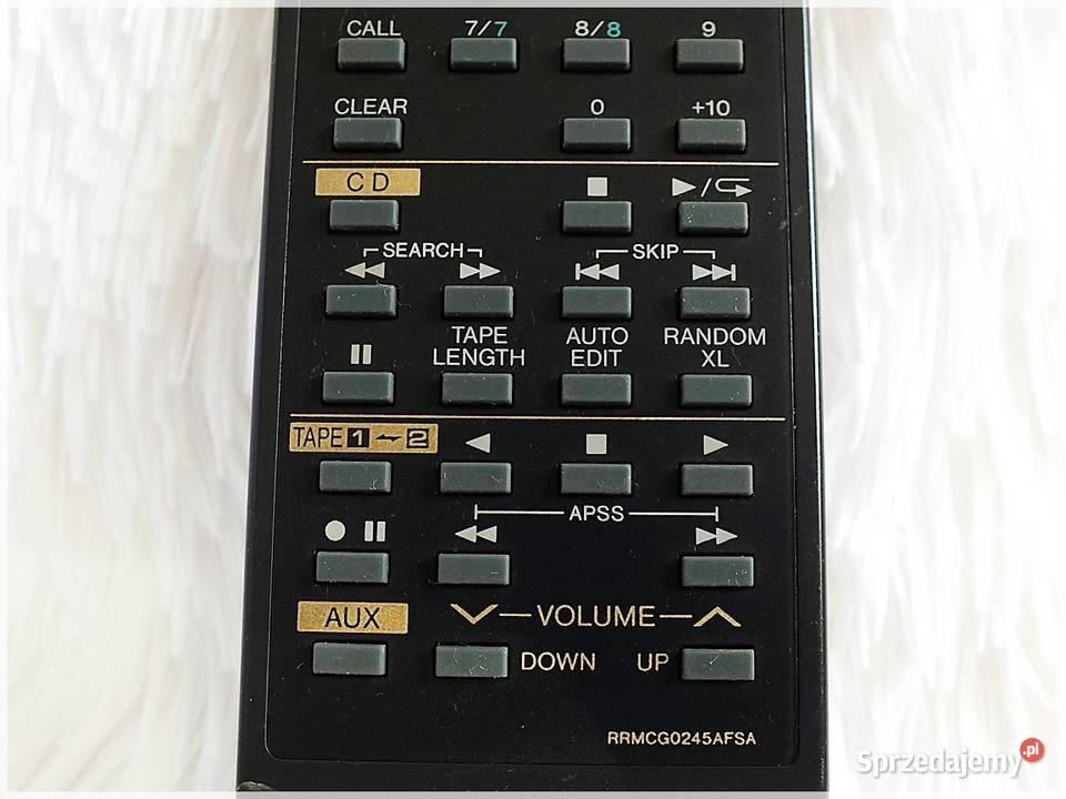 Pilot SHARP RRCG0245AFSA Tuner TapeCD Pilot lubuskie Żary