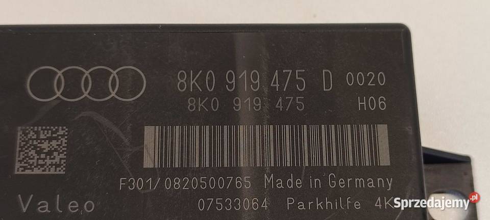 AUDI A4 B8 A5 8T MODUŁ PDC PARKOWANIA 8K0919475D Komputery dolnośląskie