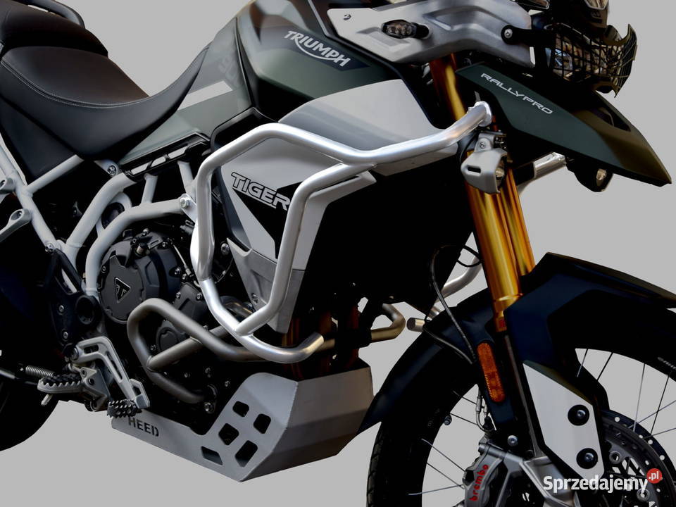 Gmole górne do Triumph Tiger 850 srebrne śląskie