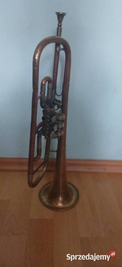 Stara mosiężna trąbka Kraków