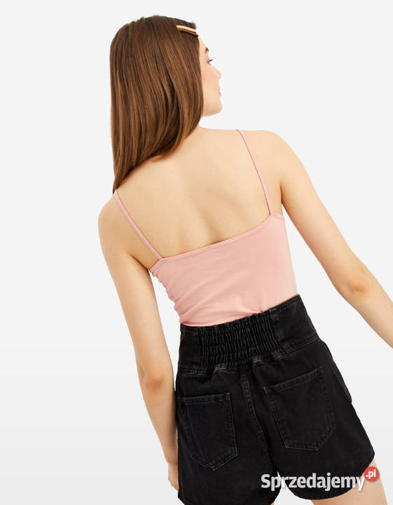 pudrowy różowy top Tally Weijl xxs 32 koszulka Topy i koszulki