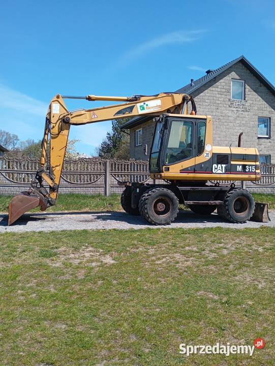 Cat 315 umowa koparka kołowa Koparki Pilica sprzedam