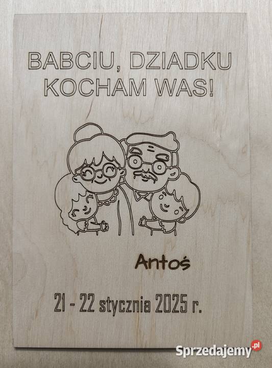 Tabliczki pamiątkowe z okazji Dnia Babci i Słupca sprzedam