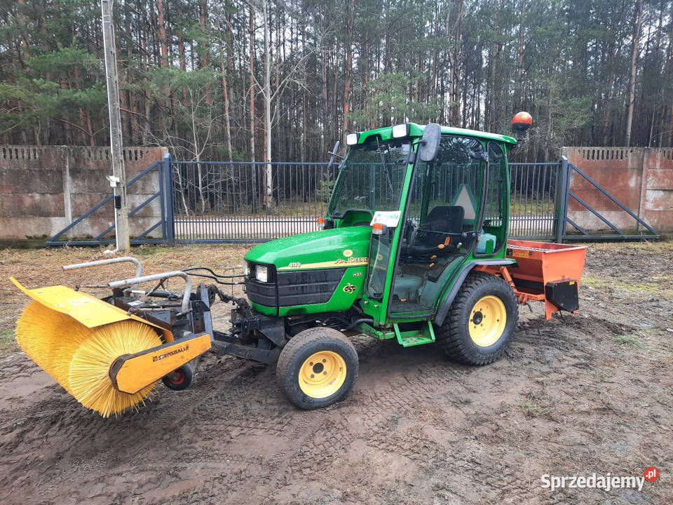 Mini ciągnik JOHN DEERE 4110 4x4 szczotka Korpele