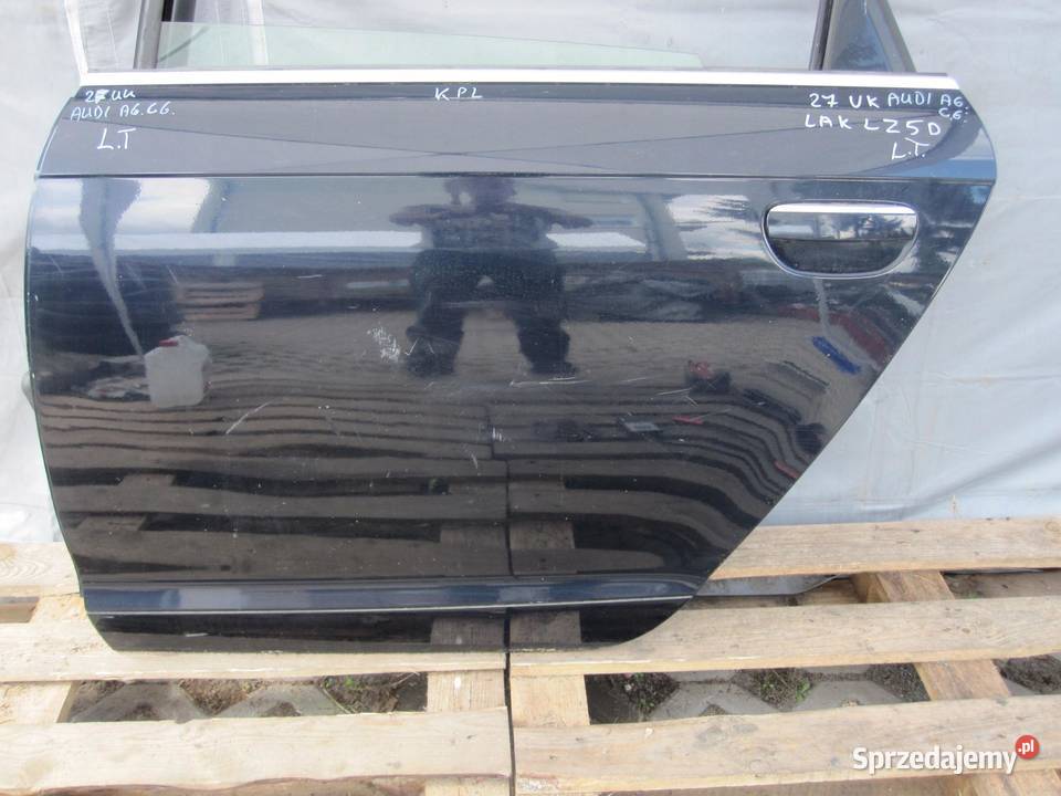 AUDI A6 C6 07r drzwi lewe tył kompletne