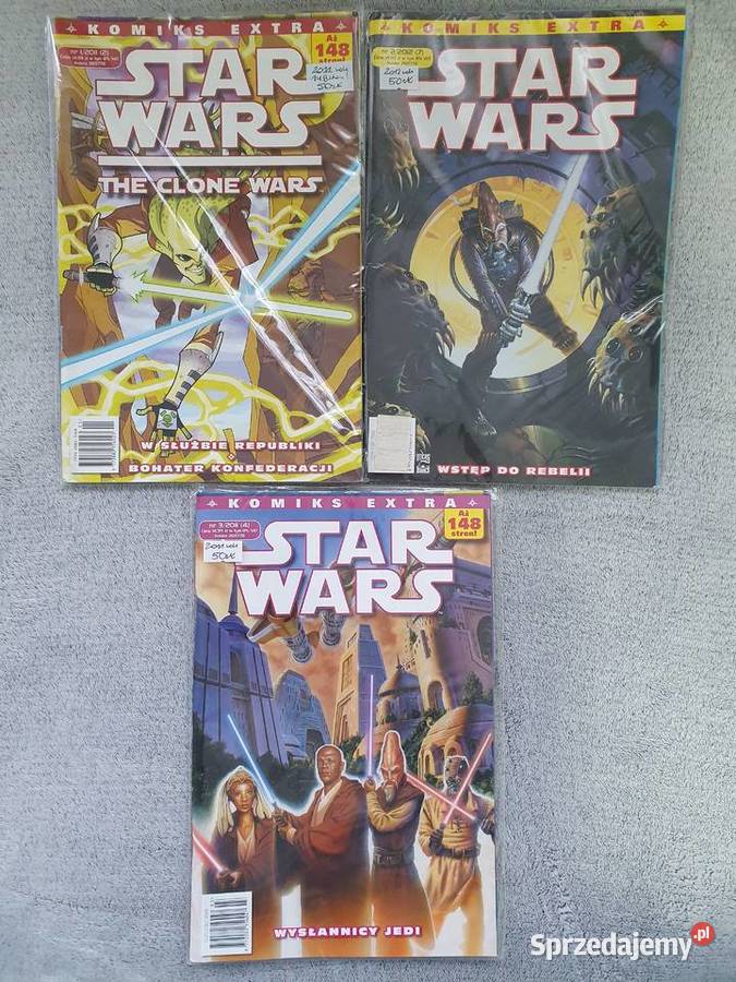 Star Wars Komiks zestaw 3 komiksów 148 stron Polskie