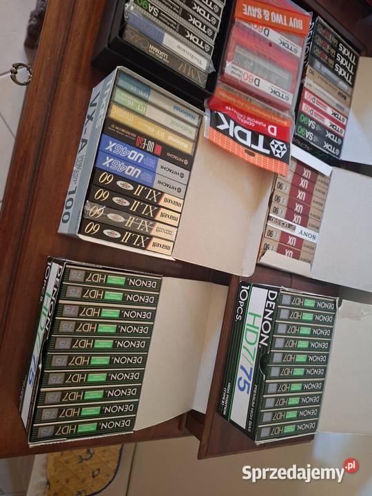Kaseta SONY TDK MAXELL TEAC MARANTZ HITACHI Węgorzewo sprzedam