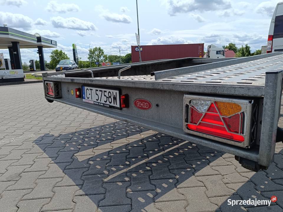 Przyczepa laweta Garbatka 2019 kapitalnym Lipno