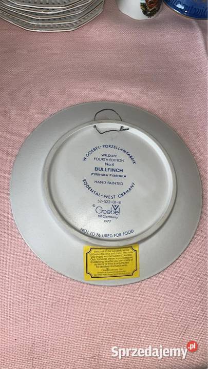 Talerz Goebel Gil Rodental W Germany Wypukłe pomorskie Gdańsk