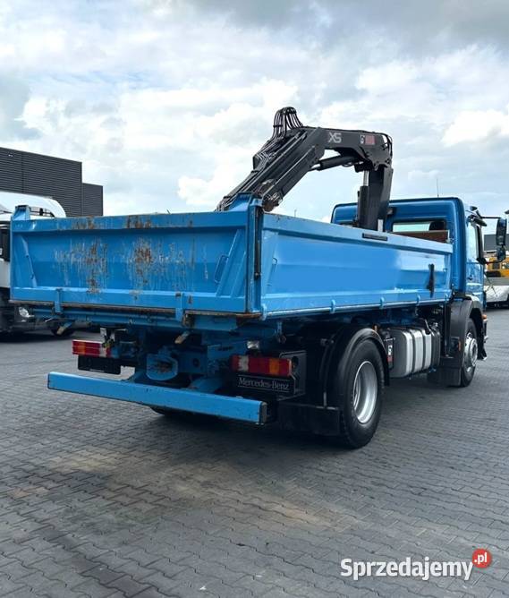 Mercedes Axor 1829 wywrotka z dzwigiem Wywrotki Warszawa