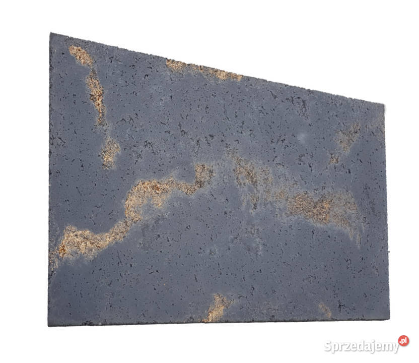 Płyta betonowa z ozdobnym kruszywem złotym