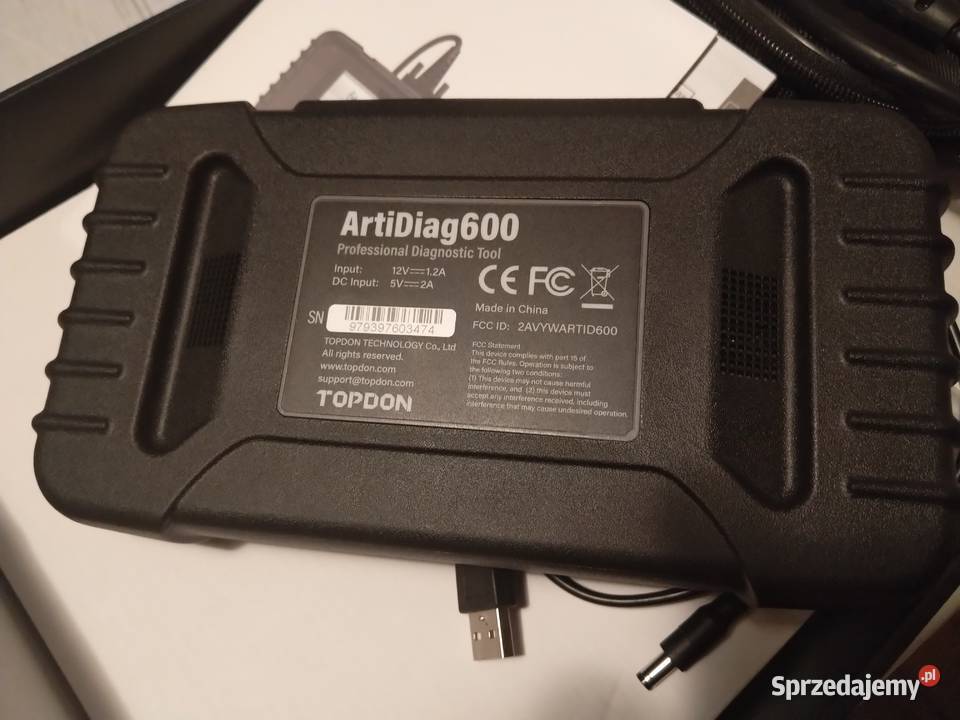 skaner tester samochodowy ArtiDiag600 sprzedam