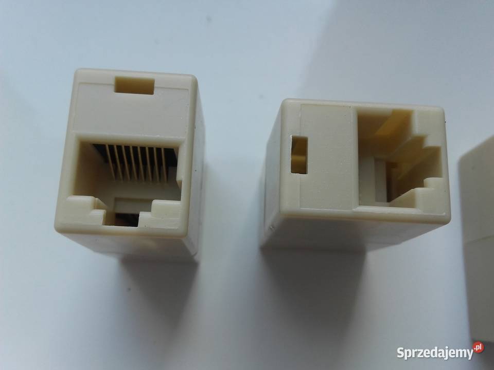 Łącznik LAN RJ45 Cat 5 cat5e 8pin żeńskie RJ45 z Bydgoszcz
