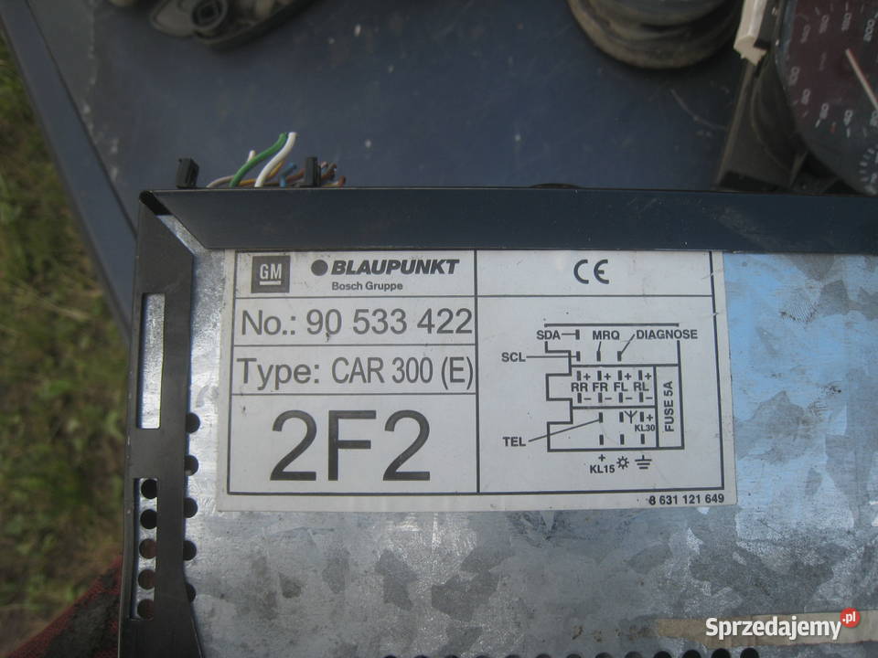 Radio oryginalne Opel Blaupunkt Car 300 Astra F Kraków