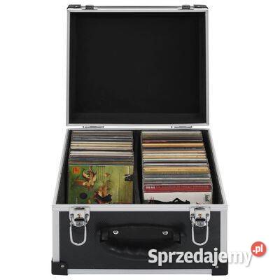 vidaXL Walizka na 40 płyt CD aluminiowa ABS Warszawa sprzedam