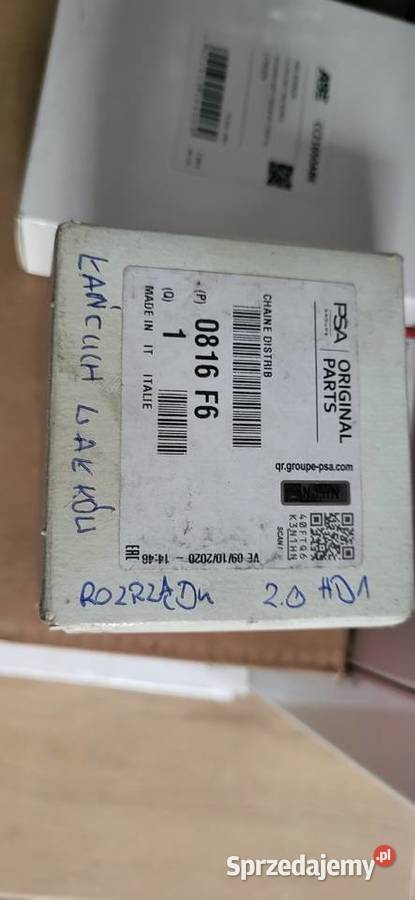 Zestaw rozrządu 20 hdi góra Citron Peugeot dostawcze Bolesławice