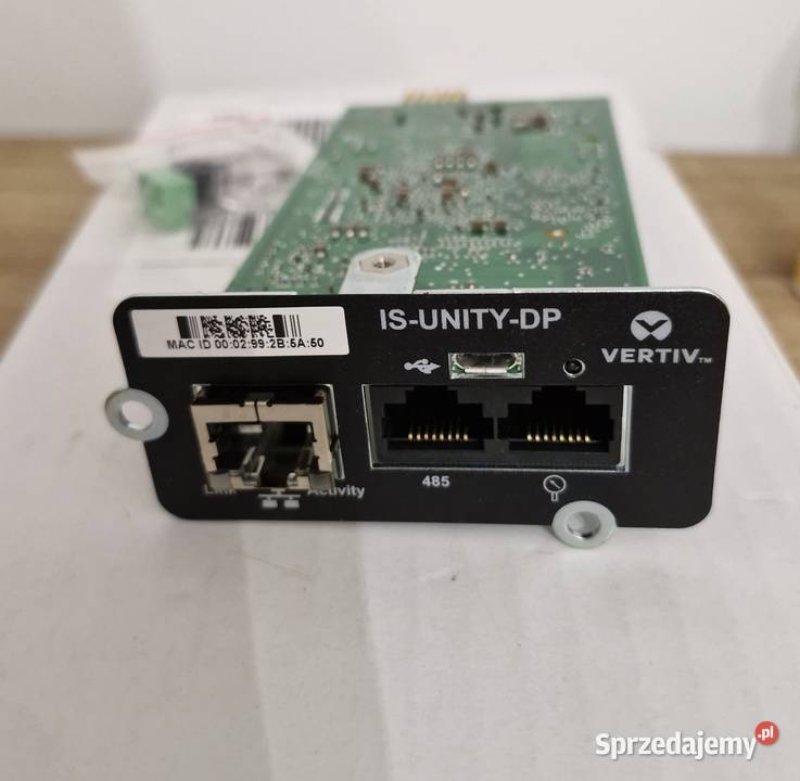 Karta sieciowa Kit isunity dp vertiv Części i akcesoria Płock