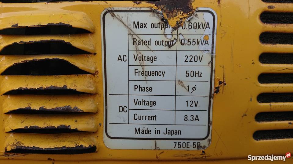 Przenośny Agregat prądotwórczy generator Kraków sprzedam