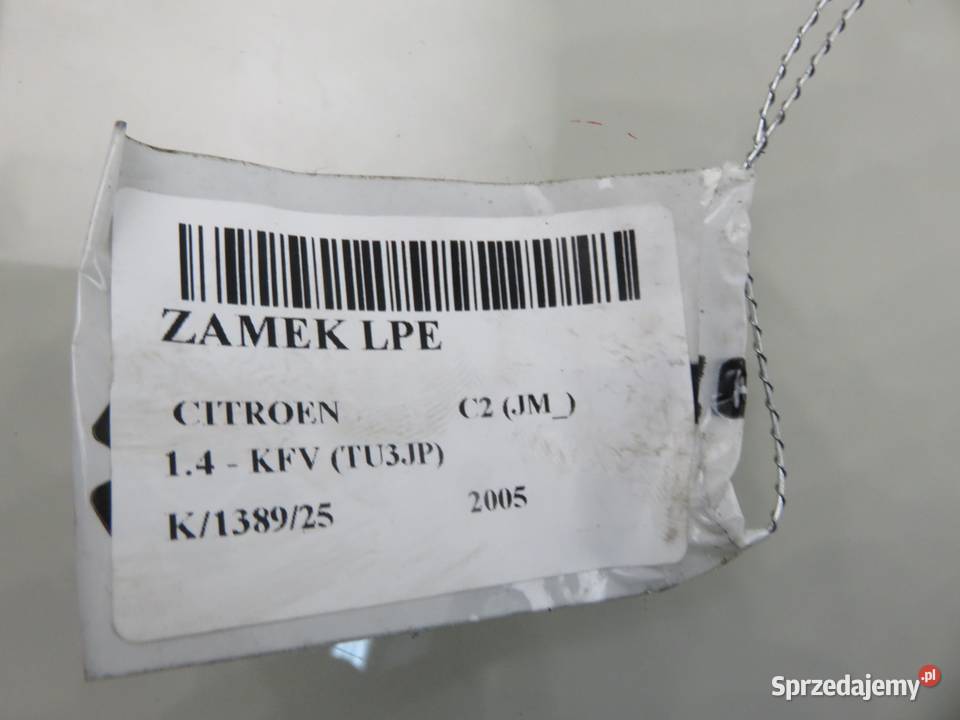 ZAMEK LEWY PRZEDNI CITROEN C2 52187680
