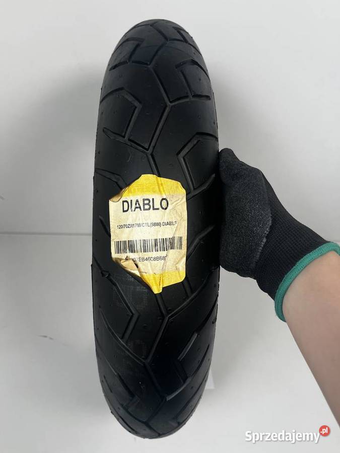 Opona motocyklowa PIRELLI DIABLO 58W 12070ZR17 Motoryzacja wielkopolskie Łobżenica