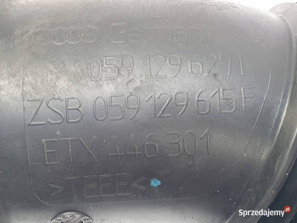 WĄŻ PRZEWÓD POWIETRZA Audi A4 B8 27 TDI V6 rura Chełm