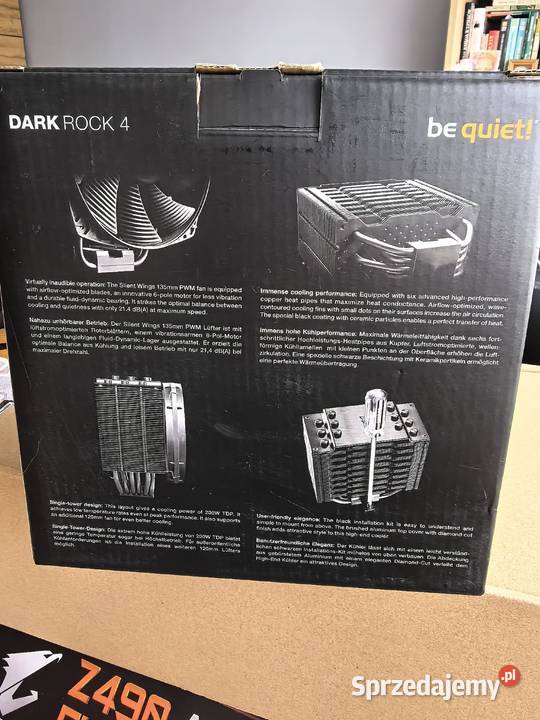 Chłodzenie procesora Be quiet Dark Rock 4 pro lubuskie Gorzów Wielkopolski