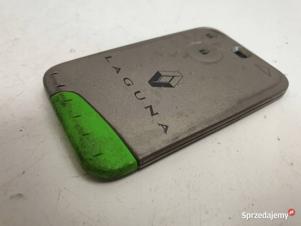 KARTA RENAULT LAGUNA KARTA KLUCZYK Rudka