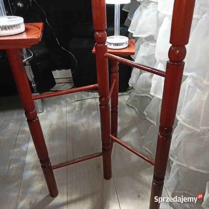 KWIETNIK DREWNIANY 4 ramienny styl vintage 100 Kwietniki Kwietniki Ropczyce