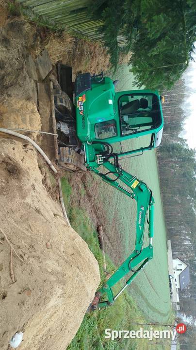 Minikoparka Yanmar b25v wielkopolskie Jarocin