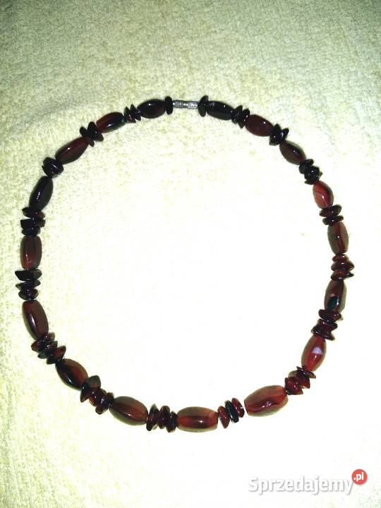 Naszyjnik bursztyn Zegarki i Biżuteria