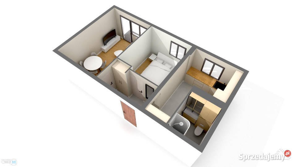 sprzedaży mieszkania Kielce 37m2 2 pokoje