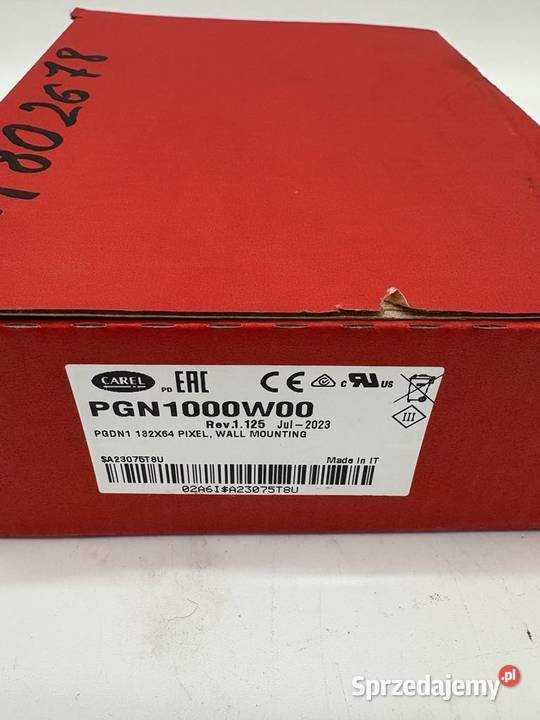 Carel PGN1000W00 Graphic display