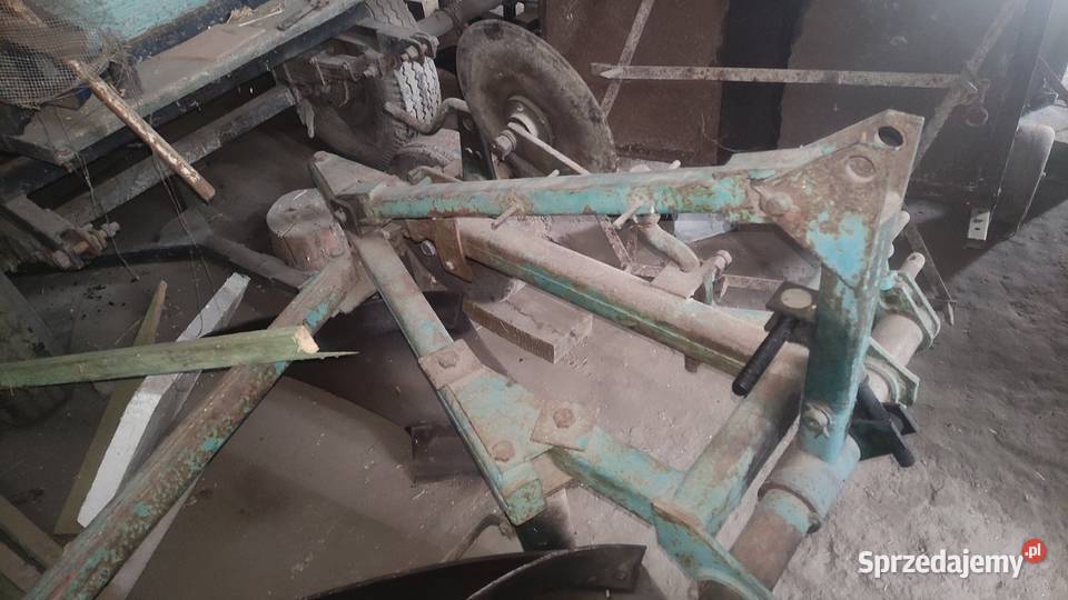 Pług 2 skibowy duży unia Grudziądz 1979 Pozostałe