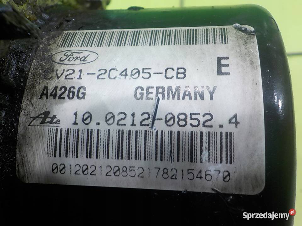 FORD FIESTA MK7 14 TDCI 12r 5D pompa ABS mazowieckie Suków