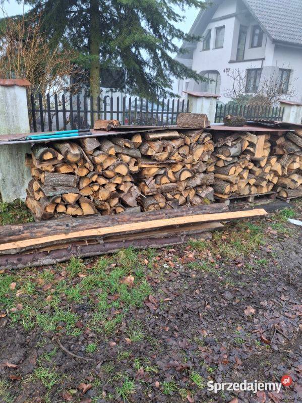 Drewno kominkowe dąb łupane małopolskie