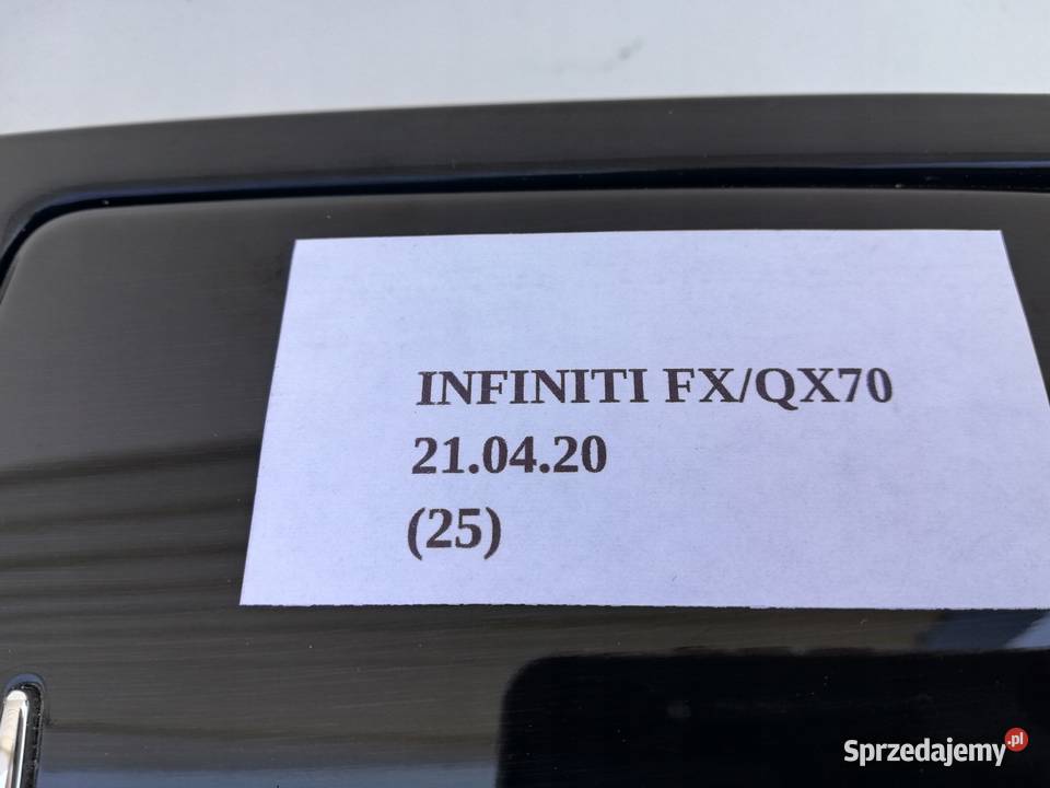 SCHOWEK MIESZEK TUNEL ŚRODKOWY INFINITI QX70 FX osobowe Nowy Tomyśl