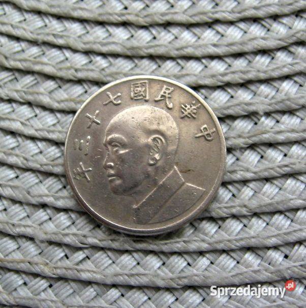 Tajwan 5 Dolar 1984r Kalisz