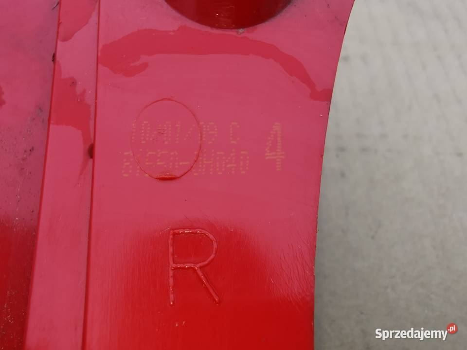 Lampa tył prawa citroen c1 peugeot 107 05 wielkopolskie Sieraków sprzedam