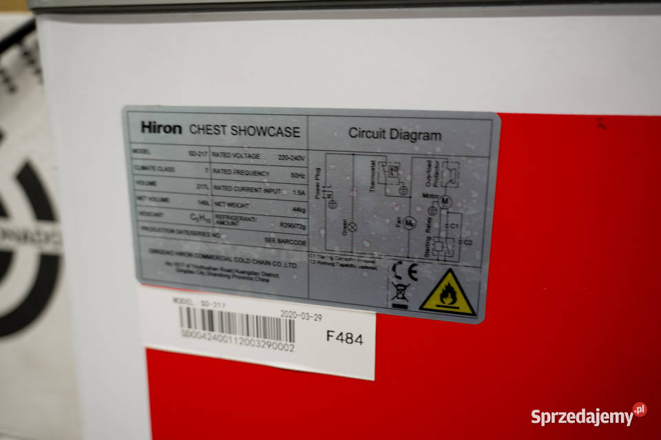 Zamrażarka Hiron SD217 Wrocław