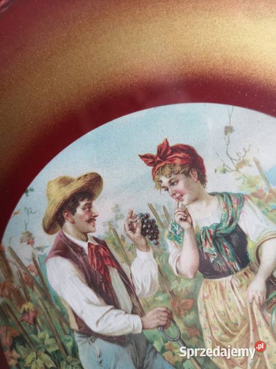 Śliczny Obrazek sielskie sceny Winobranie i pomorskie