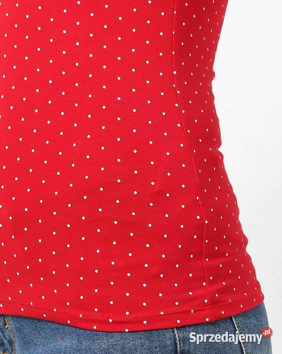 czerwony top koszulka bluzka Tally Weijl xxs 32 Toruń