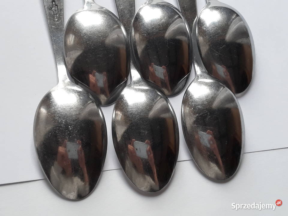 Łyżki obiadowe 4 PASECZKI PASKI Gerlach sztućce Dąbrowa Górnicza