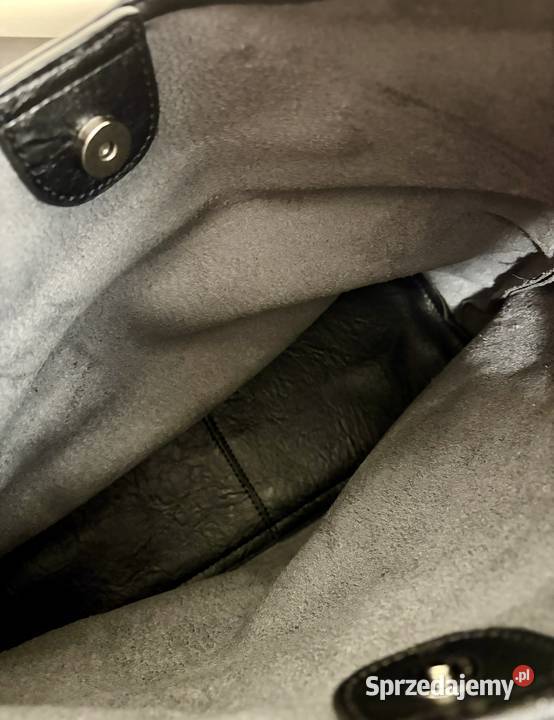 TorbaShopperka Vintage Hobo 2w1 czarna świętokrzyskie Kielce